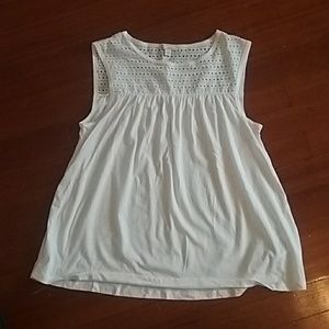 Cotton Eyelet Blouse